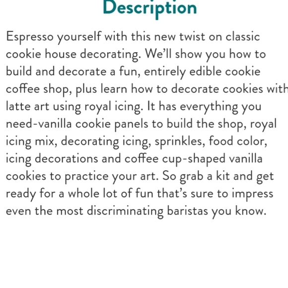 🆕️♥️LAST 1♥️☕Wilton Shop Cafe Cookie Kit - Picture 5 of 6